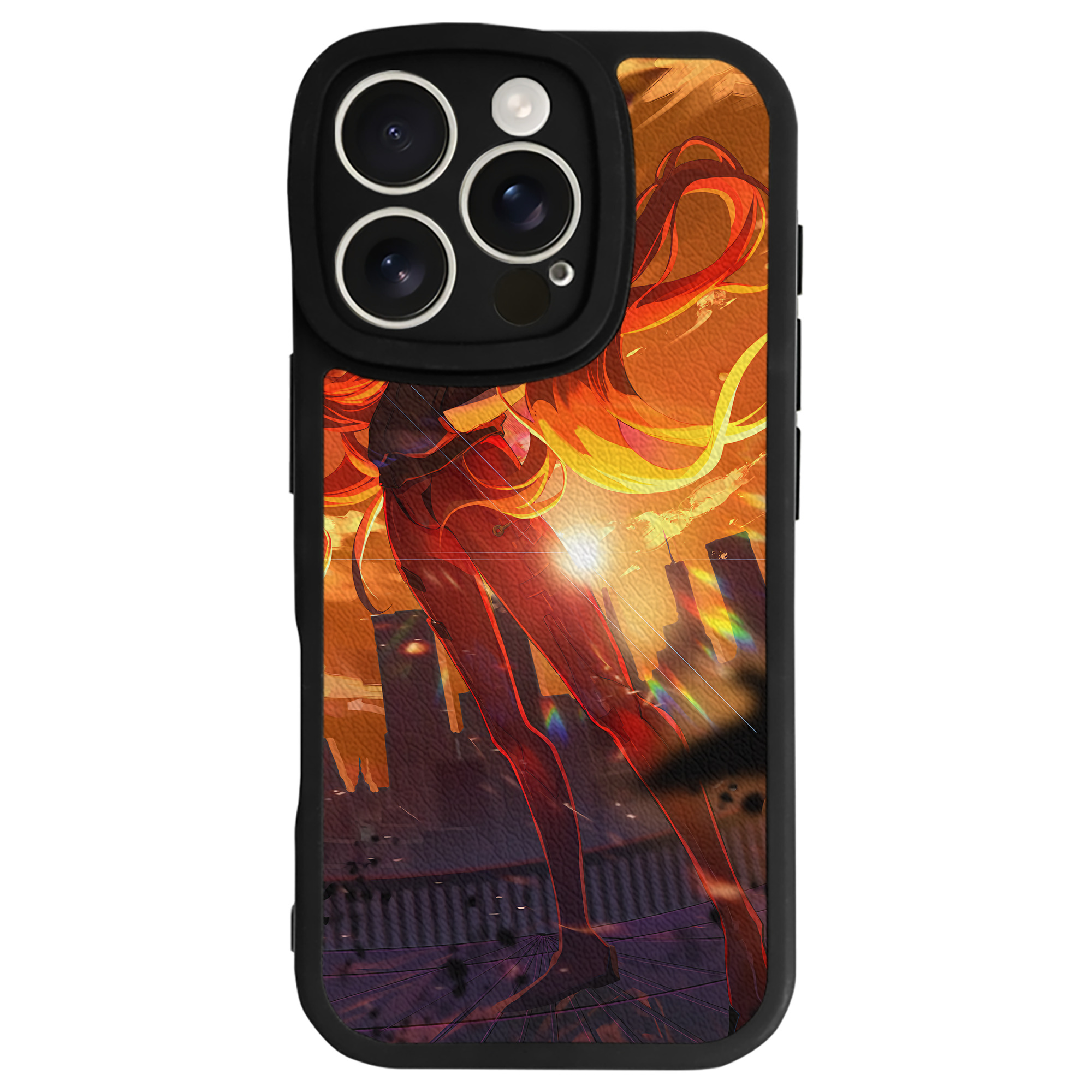 （画像用） EVA 新世紀エヴァンゲリオン 【iPhone 16シリーズ対応】シリコンスマホケース（レザー調） 材質：シリコン